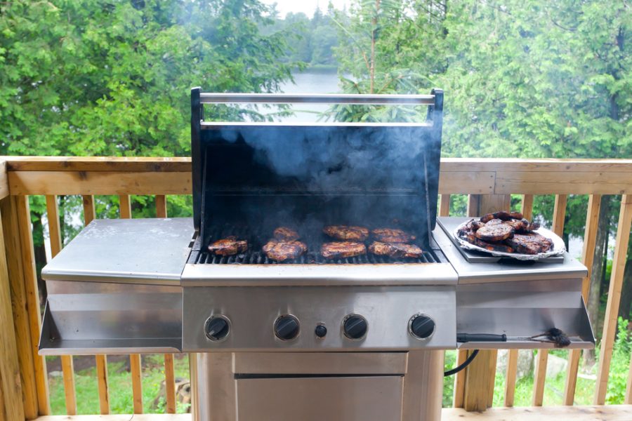 förklara fördelar med gasolgrillar